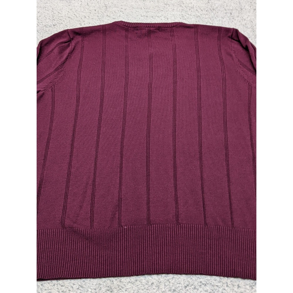 Vintage Style Apostrophe‎ Sweater Burgundy XL Sequins Boho Pullover Cozy Y2K - Picture 11 of 12